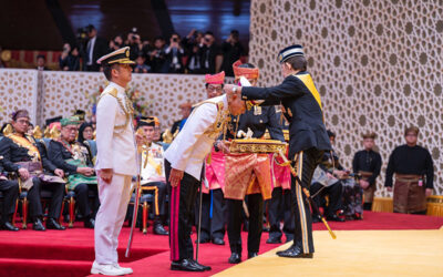 HIS MAJESTY THE SULTAN AND YANG DI-PERTUAN OF BRUNEI DARUSSALAM CONFERRED THE MOST EXALTED ORDER OF PADUKA KEBERANIAN LAILA TERBILANG (D.P.K.T) TO CHIEF OF DEFENCE FORCES, ROYAL THAI ARMED FORCES