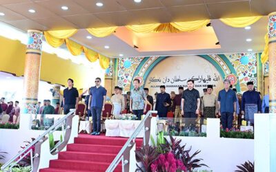 MINISTRY OF DEFENCE PARTICIPATES IN THE GET-TOGETHER CEREMONY WITH CITIZENS AND RESIDENTS OF BELAIT IN CONJUNCTION WITH HIS MAJESTY’S 79TH BIRTHDAY CELEBRATION