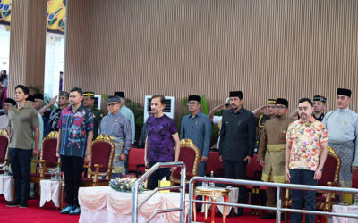 MINISTRY OF DEFENCE PARTICIPATES IN THE GET-TOGETHER CEREMONY WITH CITIZENS AND RESIDENTS OF BRUNEI MUARA IN CONJUNCTION WITH HIS MAJESTY’S 79TH BIRTHDAY CELEBRATION