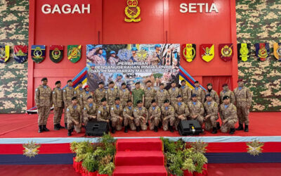 DISBANDMENT PARADE CEREMONY OF THE MALAYSIAN BATTALION (MALBATT) 850-12 CONTINGENT