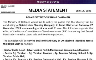 MEDIA STATEMENT  BELAIT DISTRICT CLEANING CAMPAIGN
