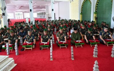 SPECIAL FORCES REGIMENT HELD A SURAH YAASIN AND TAHLIL FUNCTION AT THE ROYAL MAUSOLEUM IN CONJUNCTION WITH THE SPECIAL FORCES REGIMENT’S GOLDEN JUBILEE ANNIVERSARY