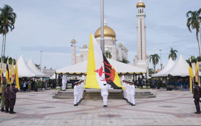 NATIONAL FLAG HOISTING CEREMONY TO MARK BRUNEI DARUSSALAM 42ND NATIONAL DAY