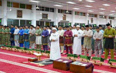 MINISTRY OF DEFENCE HOLDS A DOA KESYUKURAN CEREMONY IN CONJUNCTION WITH HIS ROYAL HIGHNESS THE CROWN PRINCE 52nd BIRTHDAY CELEBRATION