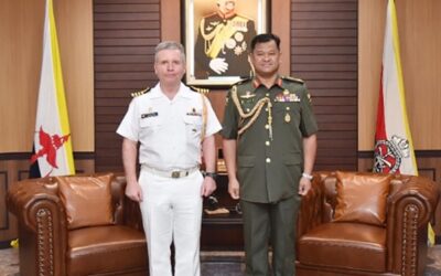 COMMANDER OF THE ROYAL BRUNEI ARMED FORCES RECEIVES FAREWELL CALL FROM THE DEFENCE ADVISER OF CANADA