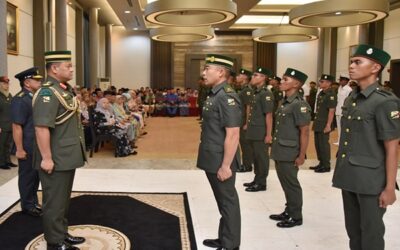 APPOINTMENT CEREMONY OF OFFICER CADETS OF INTAKE 25, OFFICER CADET SCHOOL, DEFENCE ACADEMY ROYAL BRUNEI ARMED FORCES