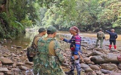 ROYAL BRUNEI ARMED FORCES CONDUCT SEARCH OPERATION IN ULU TEMBURONG RIVER
