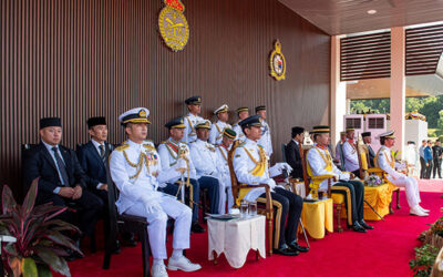 HIS MAJESTY THE SULTAN AND YANG DI-PERTUAN OF NEGARA BRUNEI DARUSSALAM GRACED THE SOVEREIGN’S PARADE FOR THE 22ND INTAKE OF OFFICER CADETS, THE OFFICER CADET SCHOOL