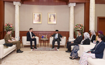 COORDINATING MINISTER FOR NATIONAL SECURITY, MINISTER AT THE PRIME MINISTER’S OFFICE AND MINISTER OF DEFENCE II RECEIVES A COURTESY CALL
