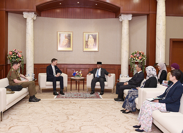 COORDINATING MINISTER FOR NATIONAL SECURITY, MINISTER AT THE PRIME MINISTER’S OFFICE AND MINISTER OF DEFENCE II RECEIVES A COURTESY CALL