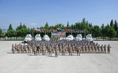 UNITED NATIONS MEDAL PRESENTATION TO MALBATT 850-13 CONTINGENT